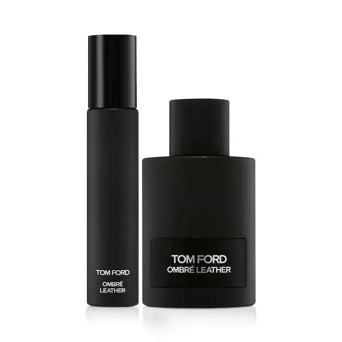 Ombré Leather Eau de Parfum Fragrance Travel Spray with Patchouli and Jasmine Flower