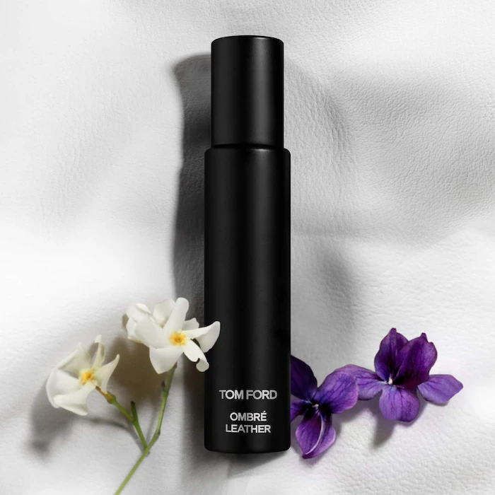Ombré Leather Eau de Parfum Fragrance Travel Spray with Patchouli and Jasmine Flower