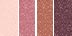 Insolent Rose - Shade 1: White matte Shade 2: Pink shimmer Shade 3: Cool pink matte Shade 4: Purple satin