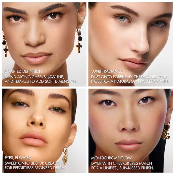 Face&Eyes Match Long-Lasting Natural Powder Bronzer with Italian Grape