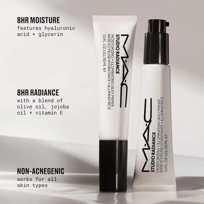 Studio Radiance Moisturizing + Illuminating Silky Primer with Hyaluronic Acid