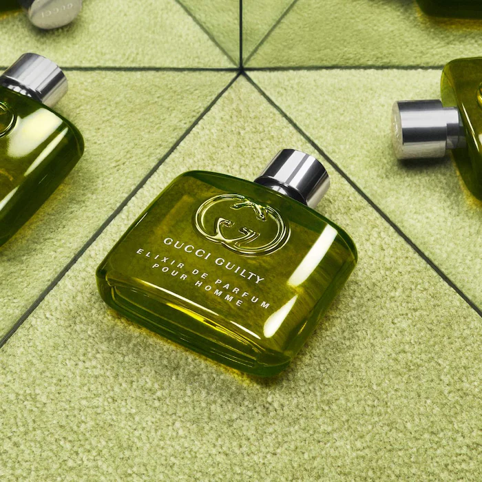 Guilty Pour Homme Elixir de Parfum with Orris Butter and Benzoin