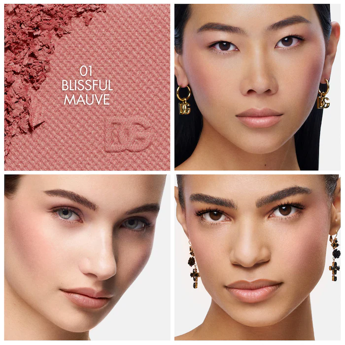 Cheeks&Eyes Match Long-Lasting Powder Blush with Italian Raspberry