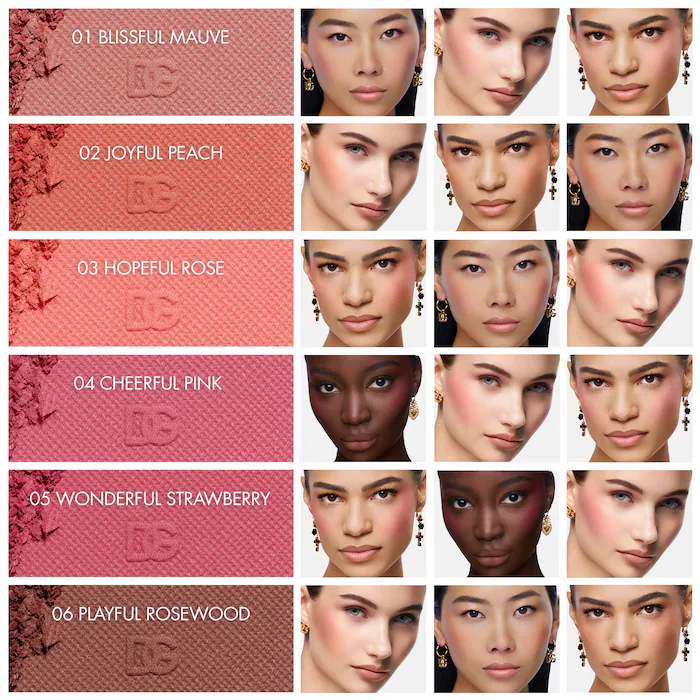 Cheeks&Eyes Match Long-Lasting Powder Blush with Italian Raspberry