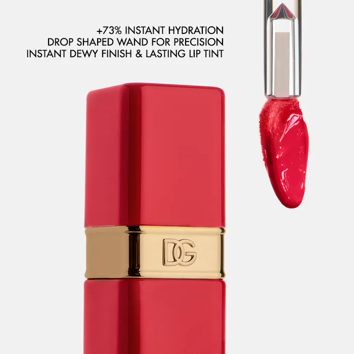 Rose Dew Lip Bite 24H Hydrating Glossy Lip Tint with Hyaluronic Acid