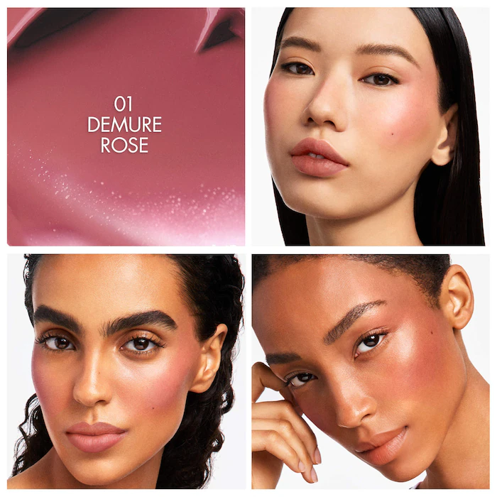 Cherry Glaze Bar 24H Lasting Glow & Waterproof Cream Blush Stick with Vegan Collagen