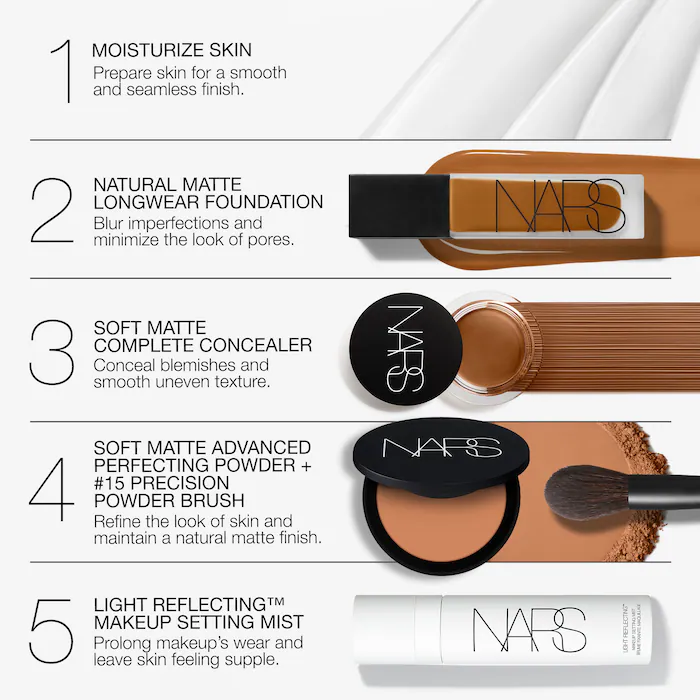 Natural Matte Longwear Pore Blurring Medium-to-Full Coverage Foundation