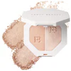 Lightning Dust/Fire Crystal - soft pearlescent sheen / supercharged pearlescent shimmer