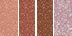 09 Primula - deep tones, ranging from a vibrant terracotta to a rich, reddish deep brown, contrasted by an aqua holo twist.