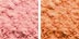 Pink Pumpkin - pink velvet cookie (deep rosy pink) & pumpkin pie (deep salmon peach)