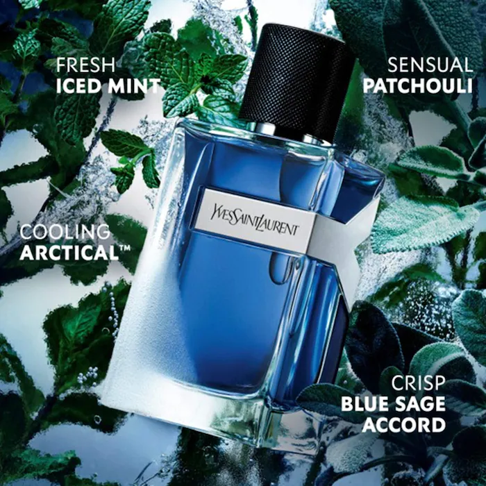 Y Iced Cologne Eau de Toilette Intense with Mint and Patchouli